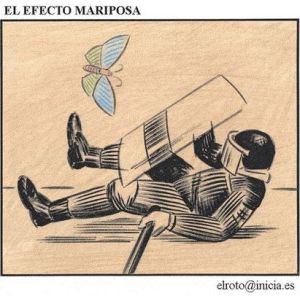 "El efecto mariposa" de El Roto 